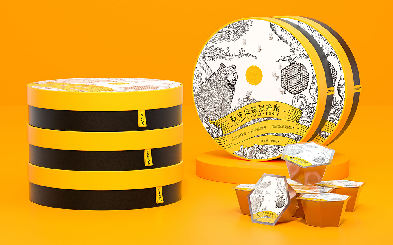 蜂蜜包裝設計